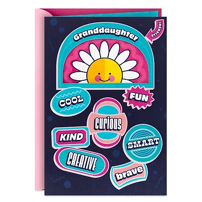 You Are Loved Birthday Card for Granddaughter With Sticker for only USD 4.99 | Hallmark