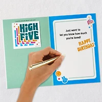 High Five Birthday Card for Kids With Decal for only USD 5.99 | Hallmark