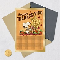 Peanuts® Snoopy and Woodstock Lots of Love Thanksgiving Card for only USD 2.99 | Hallmark