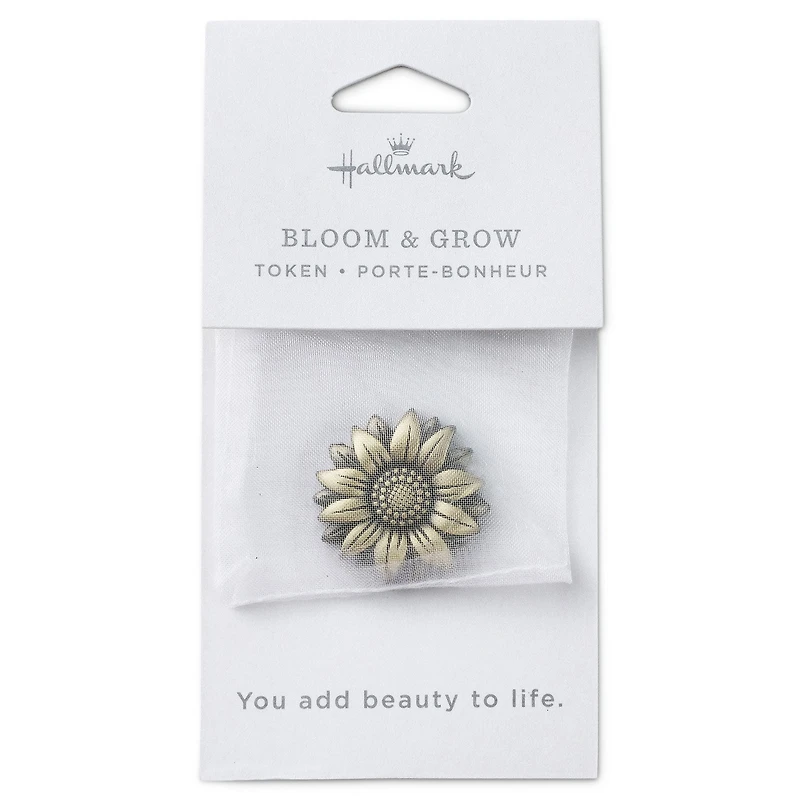 Bloom and Grow Flower Antiqued Metal Pocket Token for only USD 9.99 | Hallmark