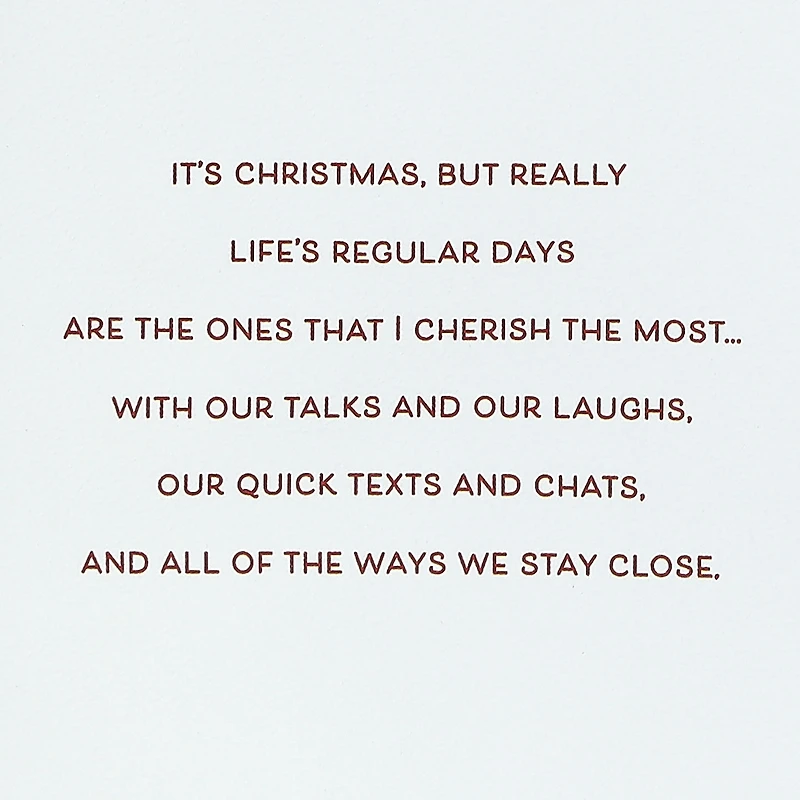 I Love How Close We Are Christmas Card for Daughter for only USD 5.99 | Hallmark