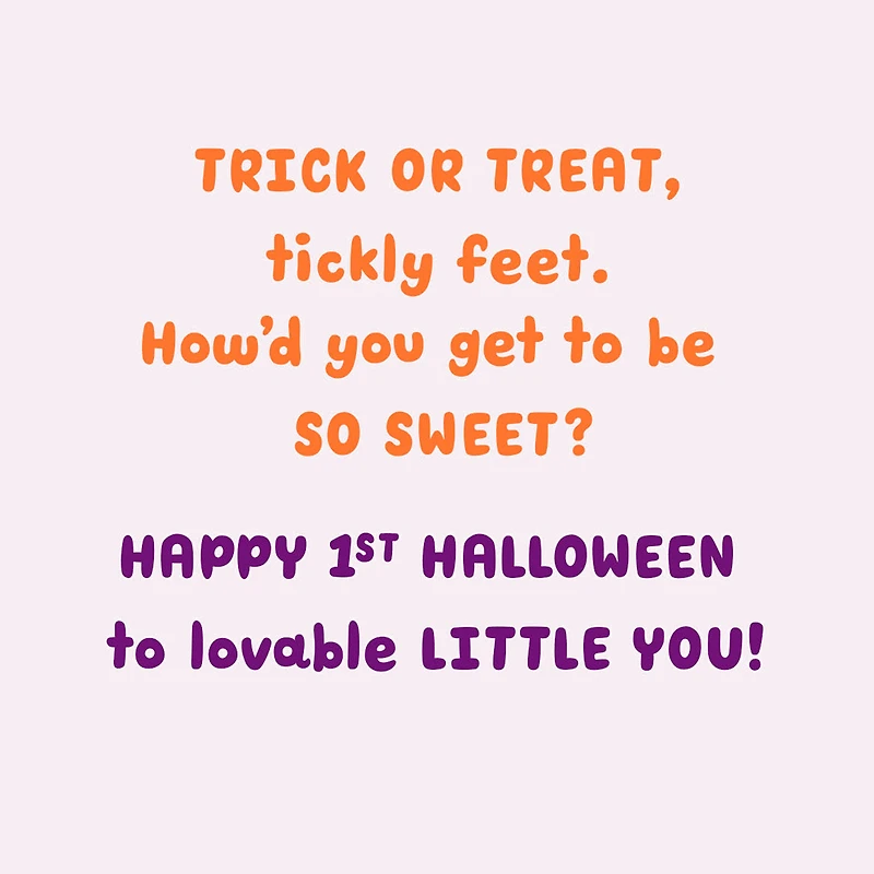 Lovable Little You First Halloween Card for only USD 3.99 | Hallmark