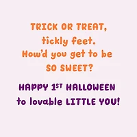 Lovable Little You First Halloween Card for only USD 3.99 | Hallmark