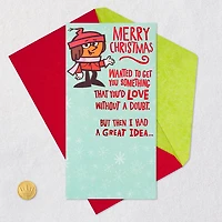 Something You'll Love Funny Pop-Up Money Holder Christmas Card for only USD 5.59 | Hallmark