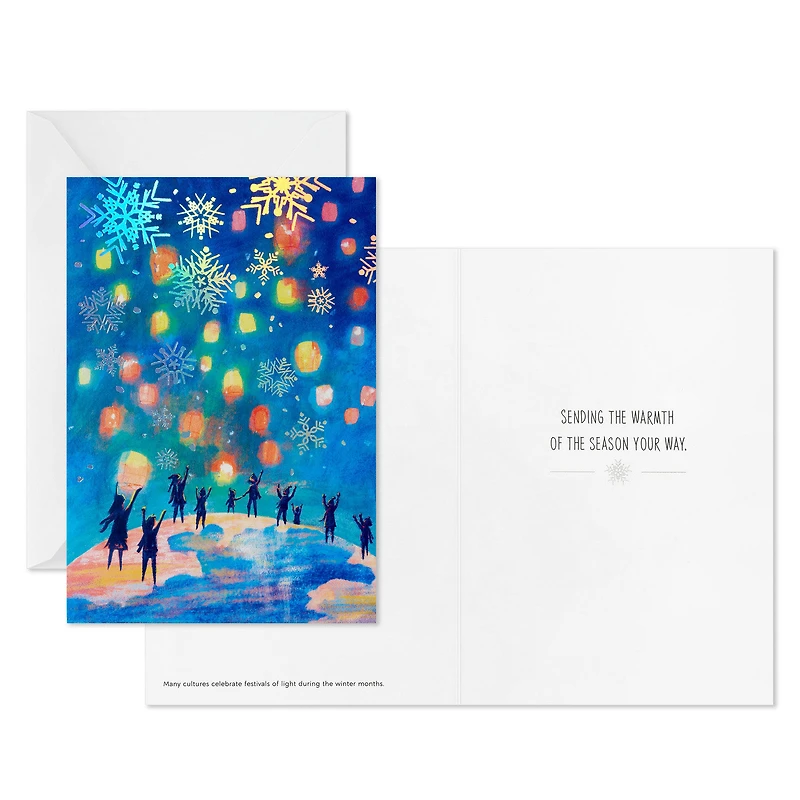 UNICEF Winter Lanterns Boxed Holiday Cards, Pack of 12 for only USD 12.50 | Hallmark