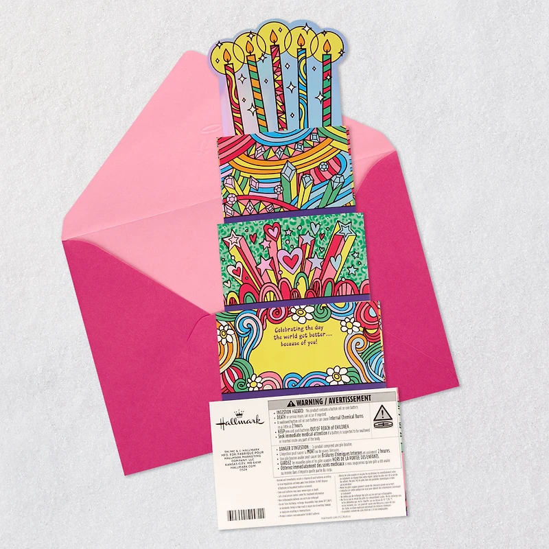 Celebrate Big Pop-Up Musical Birthday Card for Kids for only USD 9.99 | Hallmark