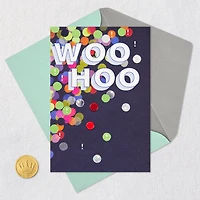 Woo Hoo Exclamation Points and Confetti Congratulations Card for only USD 5.99 | Hallmark