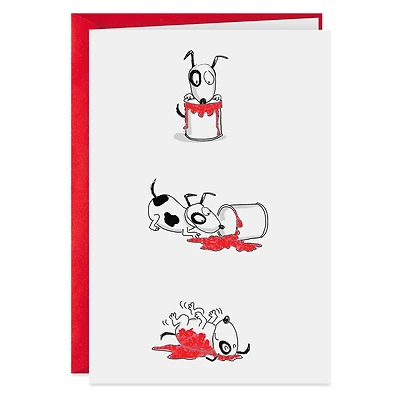 Cute Puppy Dog and Paint Happy Valentine's Day Card for only USD 2.00 | Hallmark