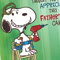 Peanuts® Snoopy Fixer-Upper Funny Father's Day Card for only USD 4.99 | Hallmark