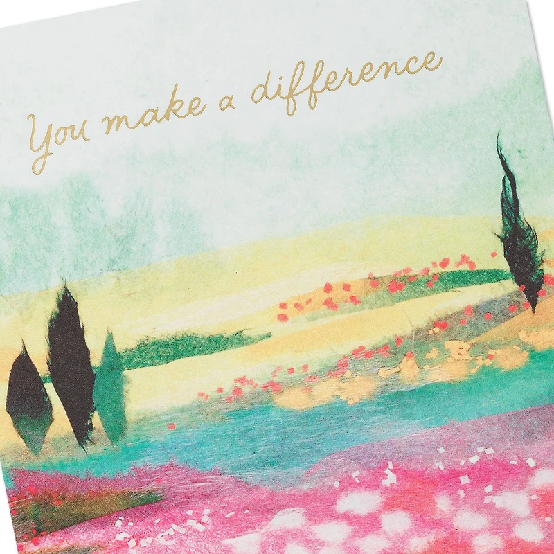 ArtLifting You Make a Difference Thank-You Card for only USD 3.99 | Hallmark