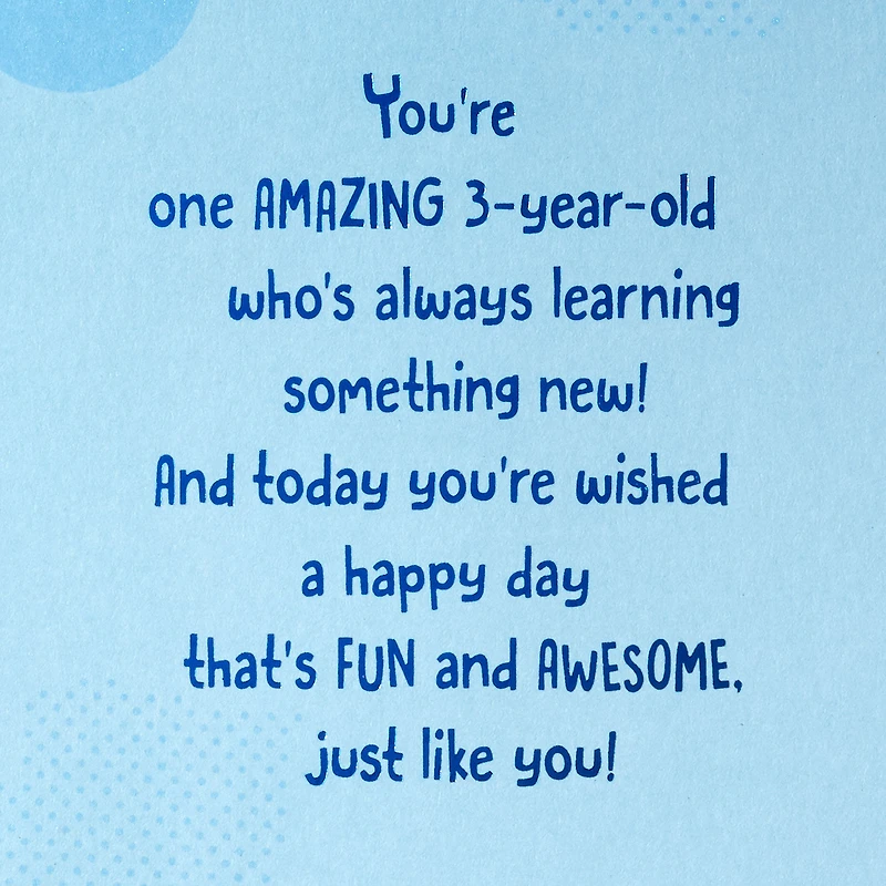 Disney Mickey Mouse and Pluto Third Birthday Card for Kid With Sticker for only USD 6.99 | Hallmark