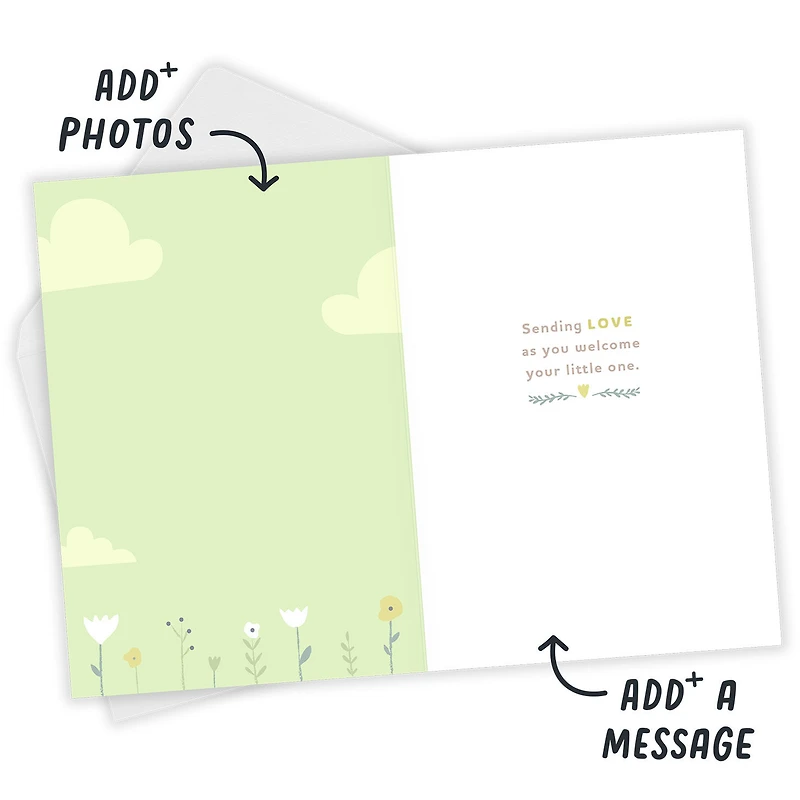 Bunny Sending Love Custom New Baby Card for only USD 4.99 | Hallmark