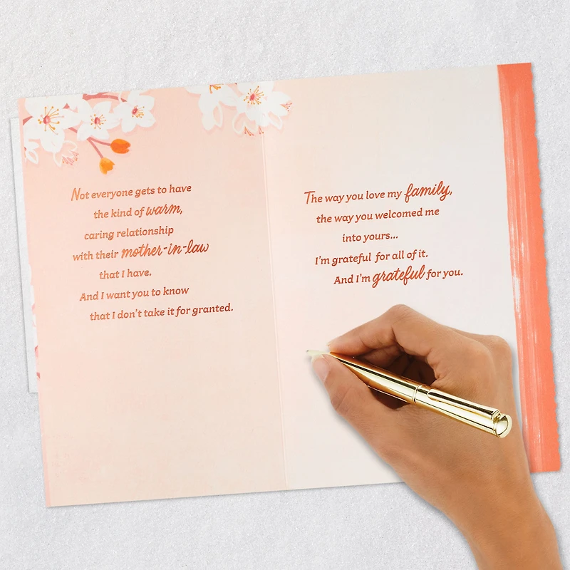 Grateful for You Birthday Card for Mother-in-Law for only USD 8.59 | Hallmark