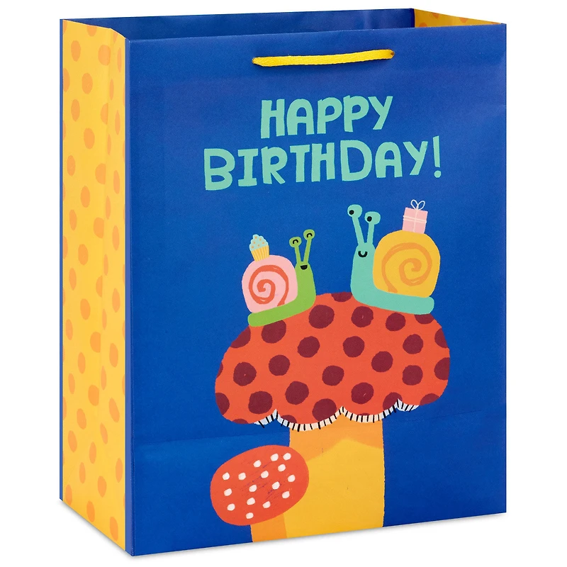 13" Happy Snails Large Birthday Gift Bag for only USD 4.99 | Hallmark