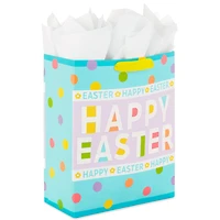 15.5" Polka Dots Extra-Large Easter Gift Bag With Tissue for only USD 7.79 | Hallmark