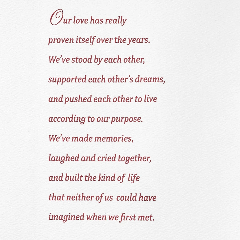 For My Love of a Lifetime Valentine's Day Card for only USD 6.99 | Hallmark