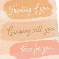 Here for You As Long As You Need Sympathy Card for only USD 3.99 | Hallmark