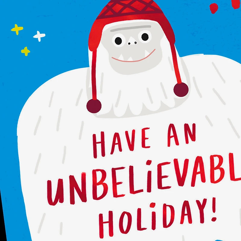 Happiest Holidays Yeti Venmo Holiday Card for only USD 4.99 | Hallmark