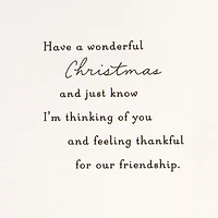 Thankful for Our Friendship Christmas Card for Friend for only USD 3.99 | Hallmark