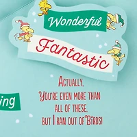 Peanuts® Snoopy and Woodstock You're Awesome and Amazing Funny Pop-Up Christmas Card for only USD 6.59 | Hallmark