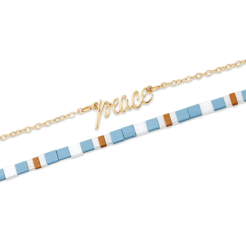 DaySpring Peace Double-Strand Necklace for only USD 28.99 | Hallmark