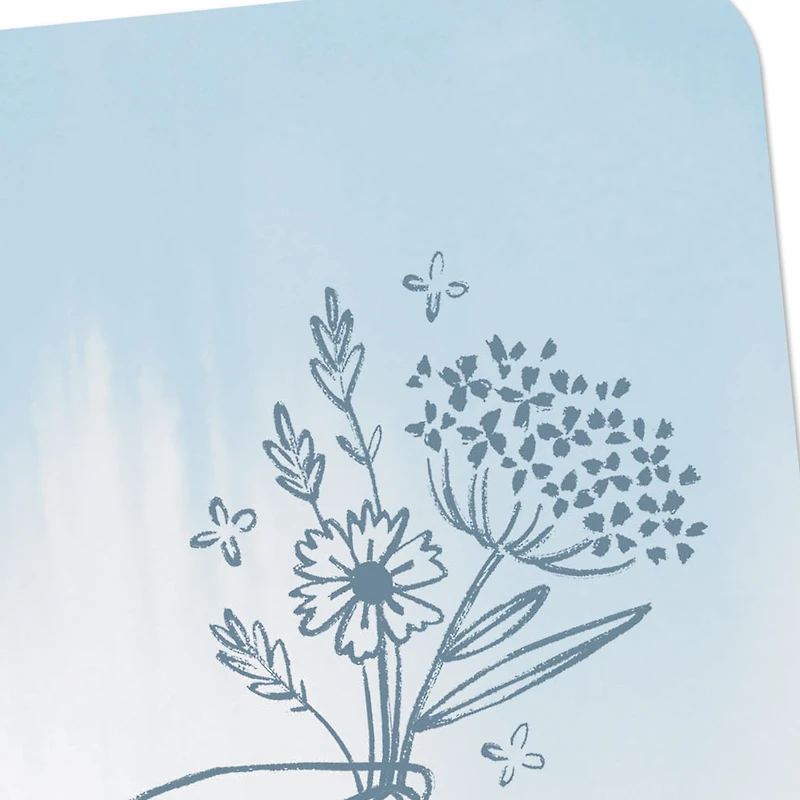 Hand Holding Flowers Sketch Blank Card for only USD 2.99 | Hallmark