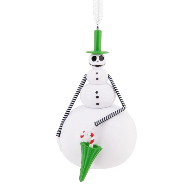 Disney Tim Burton's The Nightmare Before Christmas Snowman Jack Skellington Hallmark Ornament for only USD 11.49 | Hallmark
