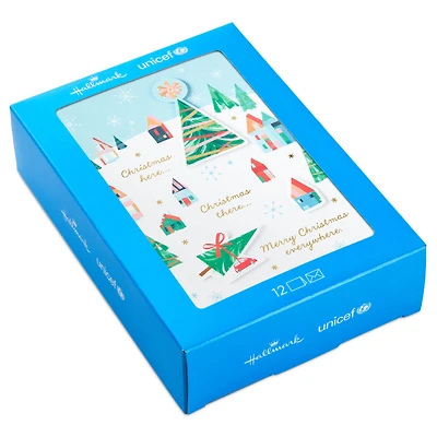 UNICEF Snowy Town Scene Boxed Christmas Cards, Pack of 12 for only USD 20.50 | Hallmark