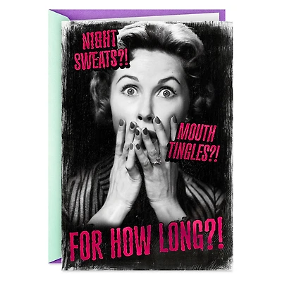 Menopause Symptoms Funny Birthday Card for only USD 4.49 | Hallmark