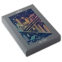 Sparkling Homes at Night Boxed Christmas Cards, Pack of 16 for only USD 12.49 | Hallmark
