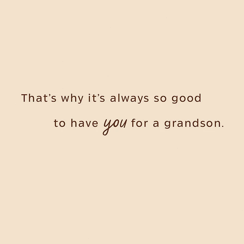 You Make Gatherings Fun Thanksgiving Card for Grandson for only USD 2.99 | Hallmark