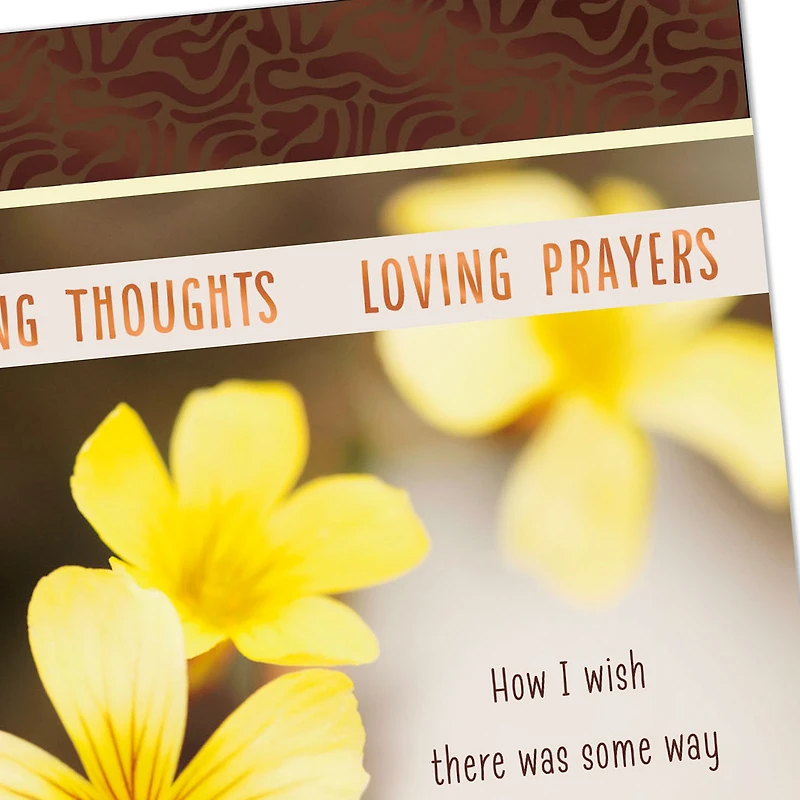 Caring Thoughts and Loving Prayers Religious Sympathy Card for only USD 3.59 | Hallmark