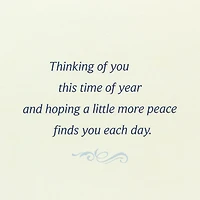 The Caring Thoughts Have Never Stopped Sympathy Card for Anniversary of Death for only USD 4.99 | Hallmark