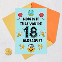 18 Already Mind Blown 18th Birthday Card for only USD 3.99 | Hallmark