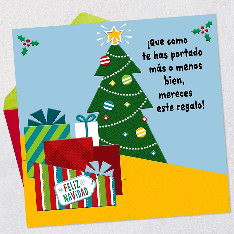Santa Brings Good News Spanish-Language Money Holder Christmas Card for only USD 2.99 | Hallmark