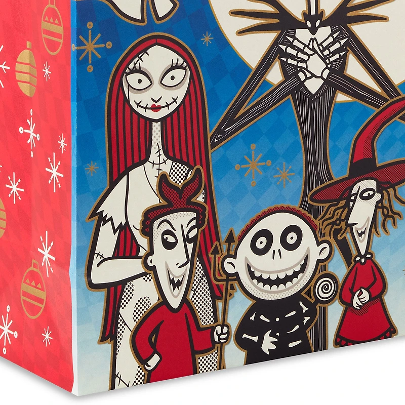13" Disney Tim Burton's The Nightmare Before Christmas Characters on Blue Large Gift Bag for only USD 4.49 | Hallmark