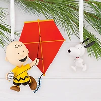Peanuts® 75th Anniversary Charlie Brown and Snoopy Hallmark Ornaments, Set of 2 for only USD 28.99 | Hallmark