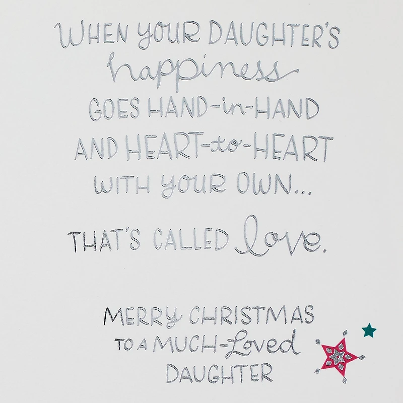 Joy, Pride and Love Christmas Card for Daughter for only USD 6.99 | Hallmark