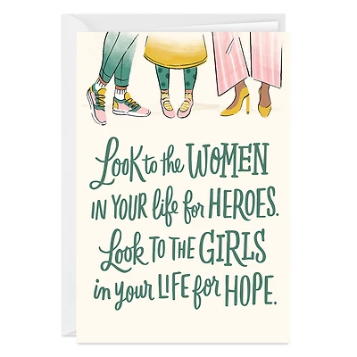 Women Heroes and Hope Custom Encouragement Card for only USD 4.99 | Hallmark