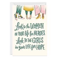 Women Heroes and Hope Custom Encouragement Card for only USD 4.99 | Hallmark