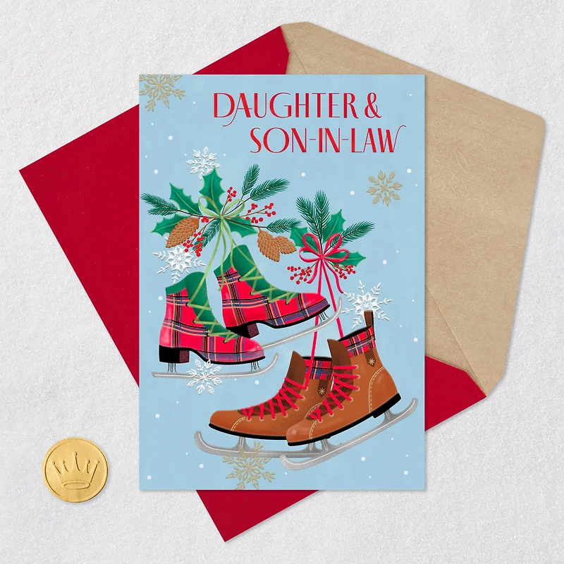 Warm and Happy Moments Christmas Card for Daughter and Son-in-Law for only USD 3.99 | Hallmark