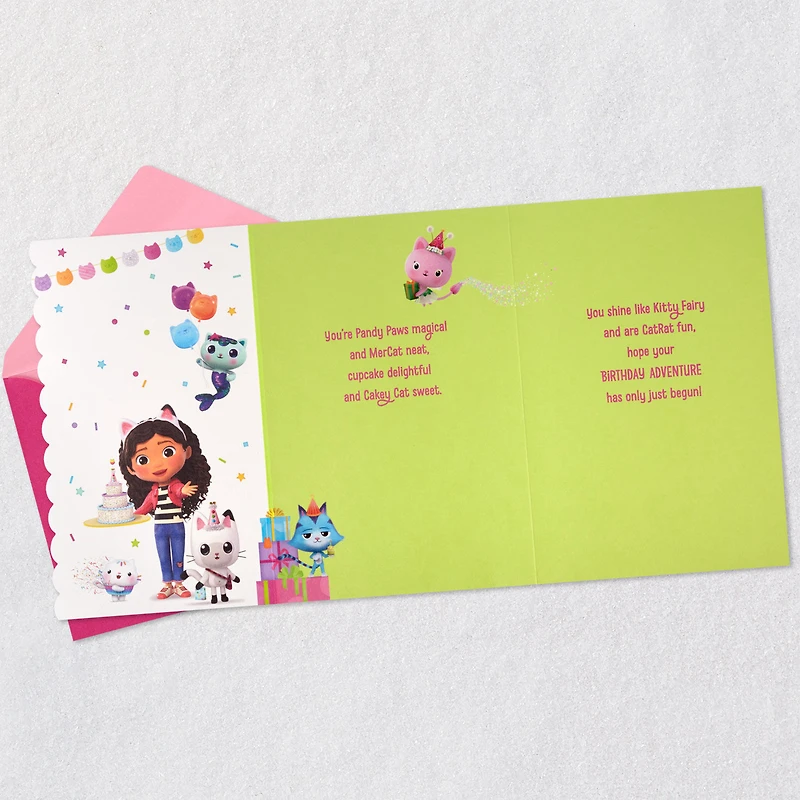 Gabby's Dollhouse Cat-titude Birthday Card with Stickers for only USD 6.99 | Hallmark
