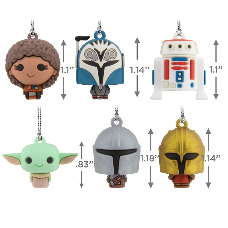 Mini Star Wars: The Mandalorian™ Shatterproof Hallmark Ornaments, Set of 6 for only USD 14.99 | Hallmark