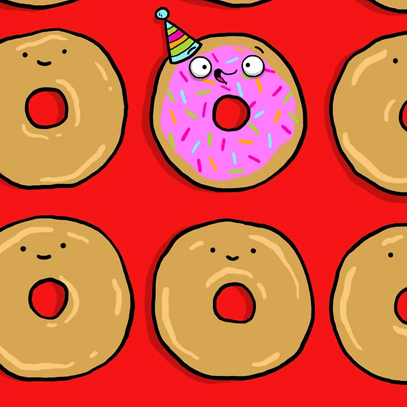 Rainbow Sprinkle Donut Birthday Card for only USD 3.99 | Hallmark