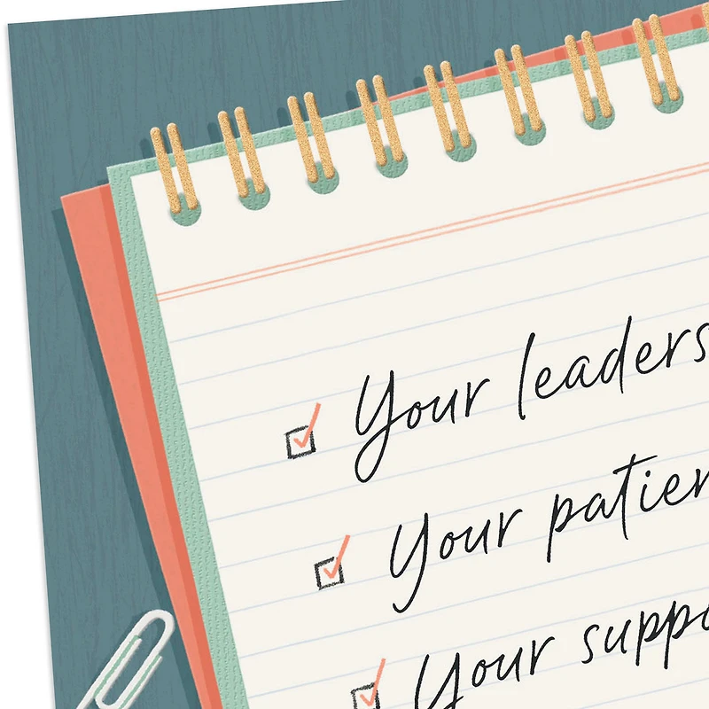 Appreciate Your Leadership, Patience and Support Boss's Day Card for only USD 3.99 | Hallmark