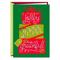 Jolly, Joyful and Grateful Christmas Thank You Card for only USD 2.99 | Hallmark