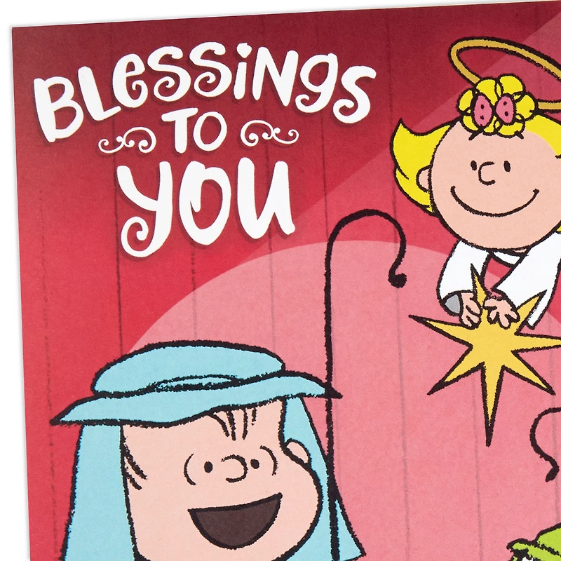 Peanuts® Blessings and Joy Nativity Scene Musical Pop-Up Christmas Card for only USD 7.99 | Hallmark