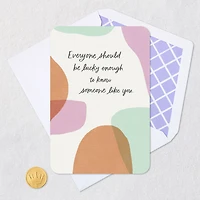 So Lucky to Know Someone Like You Thank You Card for only USD 2.99 | Hallmark