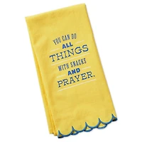 Snacks and Prayer Tea Towel, 18x26 for only USD 14.99 | Hallmark