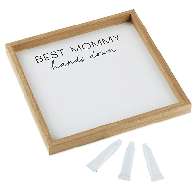 Best Mommy Hands Down Wood Sign Handprint Kit for only USD 28.99 | Hallmark